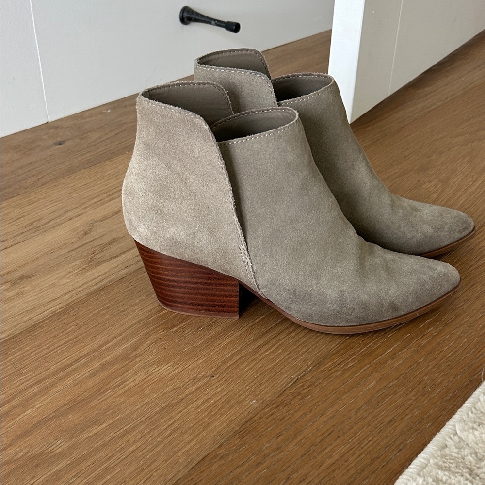 Dolce Vita Taupe Ankle Booties